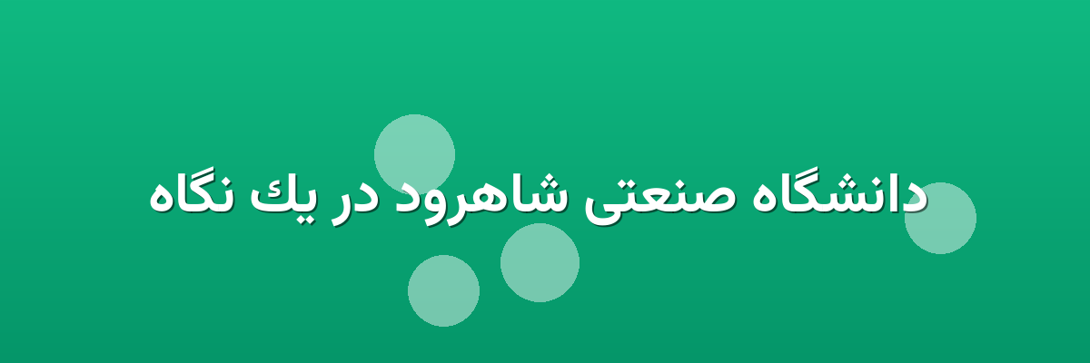 دانشگاه صنعتی شاهرود در یک نگاه دانشگاه صنعتی شاهرود در یک نگاه